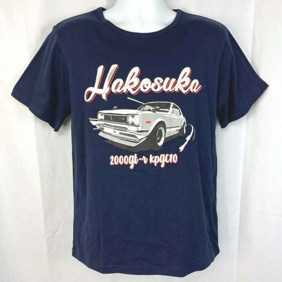 Hakosuka Nissan Skyline 2000 GT-R KPGC10 T-Shirt L/Med Fit 42x26" Japan NWT - Picture 2 of 5